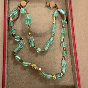 Alex Sepkus 18 ct gold “Melon” clasp necklace